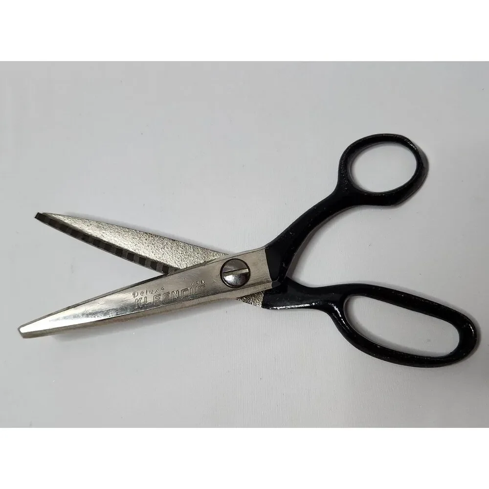 Deluxe Kleencut Serrated Scissors – Vintage USA